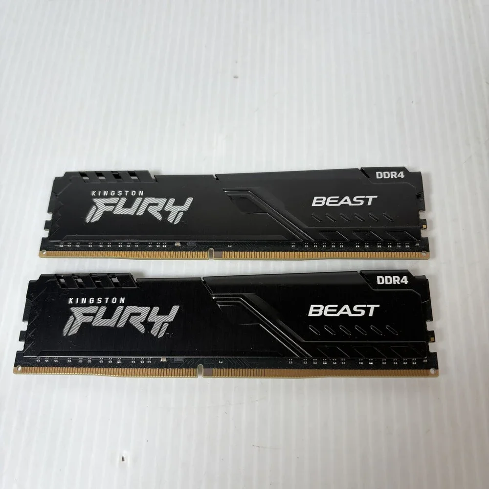 Kingston FURY Beast 16GB (2 x 8GB) DDR4 Desktop RAM Kit KF432C 16BBK 2/16